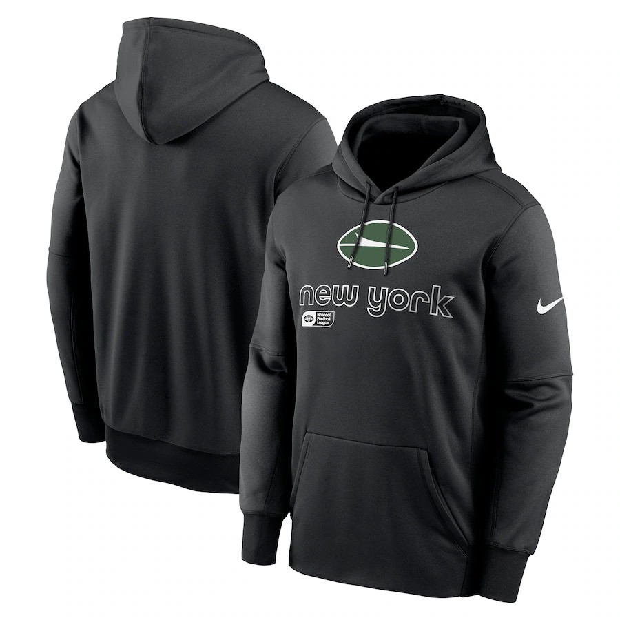 Men New York Jets black 03 NFL 2024 hoodie